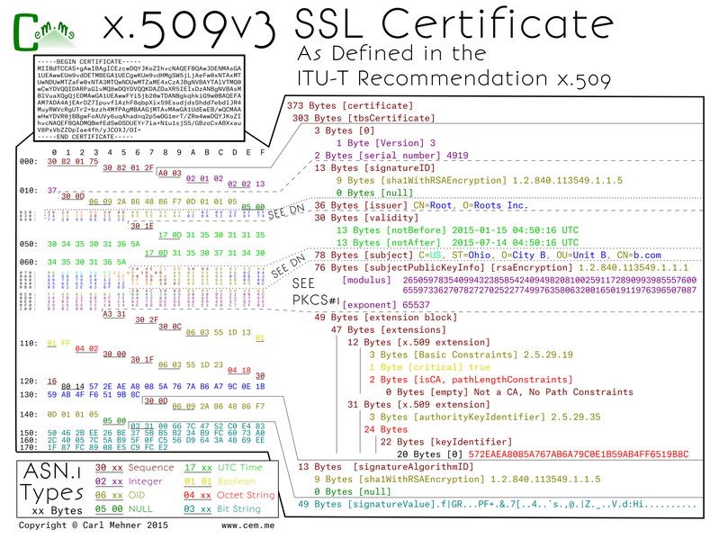 x.509 certificate